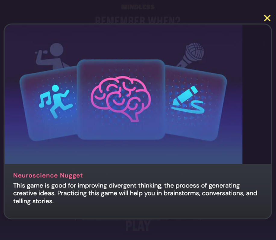 Remember When game tips and neuroscience benefits.